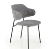 Krzesło Paupe szare