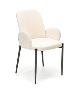 Krzesło Perrol boucle kremowe