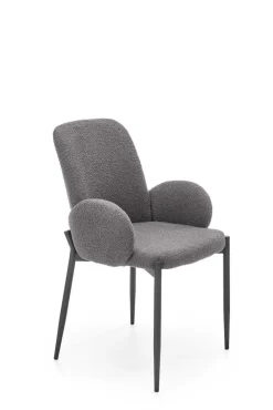 Krzesło Perrol boucle szare