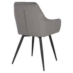 Krzesło Pico VIC szare tapicerowane