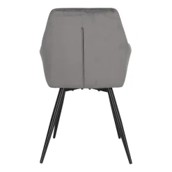 Krzesło Pico VIC szare tapicerowane