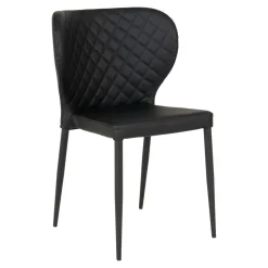 Krzesło Pisa czarne PU/ czarne