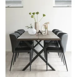 Krzesło Pisa czarne PU/ czarne