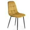 Krzesło Plein musztardowe velvet
