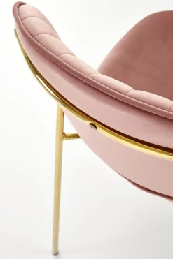 Krzesło Rachel różowe
