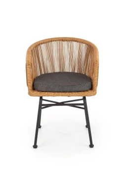 Krzesło Raffu z szarą poduszką