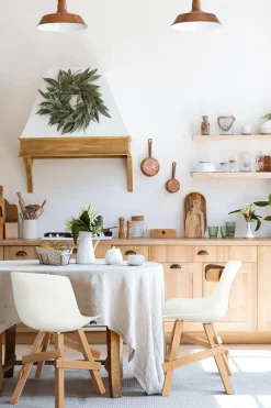 Krzesło Rail szare/ dębowe drewniane