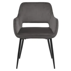 Krzesło Ranja Dark grey tapicerowane