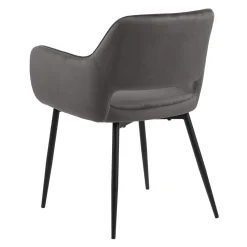 Krzesło Ranja Dark grey tapicerowane