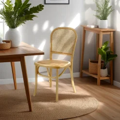 Krzesło Renne rattan naturalny