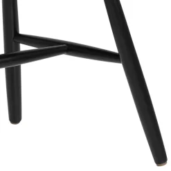 Krzesło Riano czarne drewniane