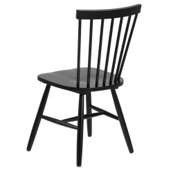 Krzesło Riano czarne drewniane