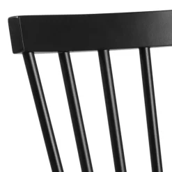 Krzesło Riano czarne drewniane