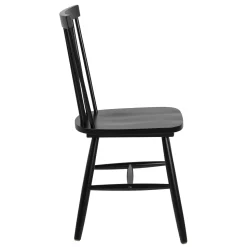 Krzesło Riano czarne drewniane