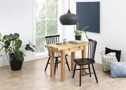 Krzesło Riano czarne drewniane