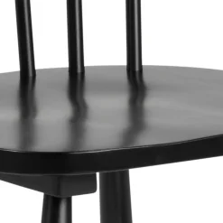 Krzesło Riano czarne drewniane