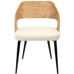 Krzesło Roki beżowe bouncle