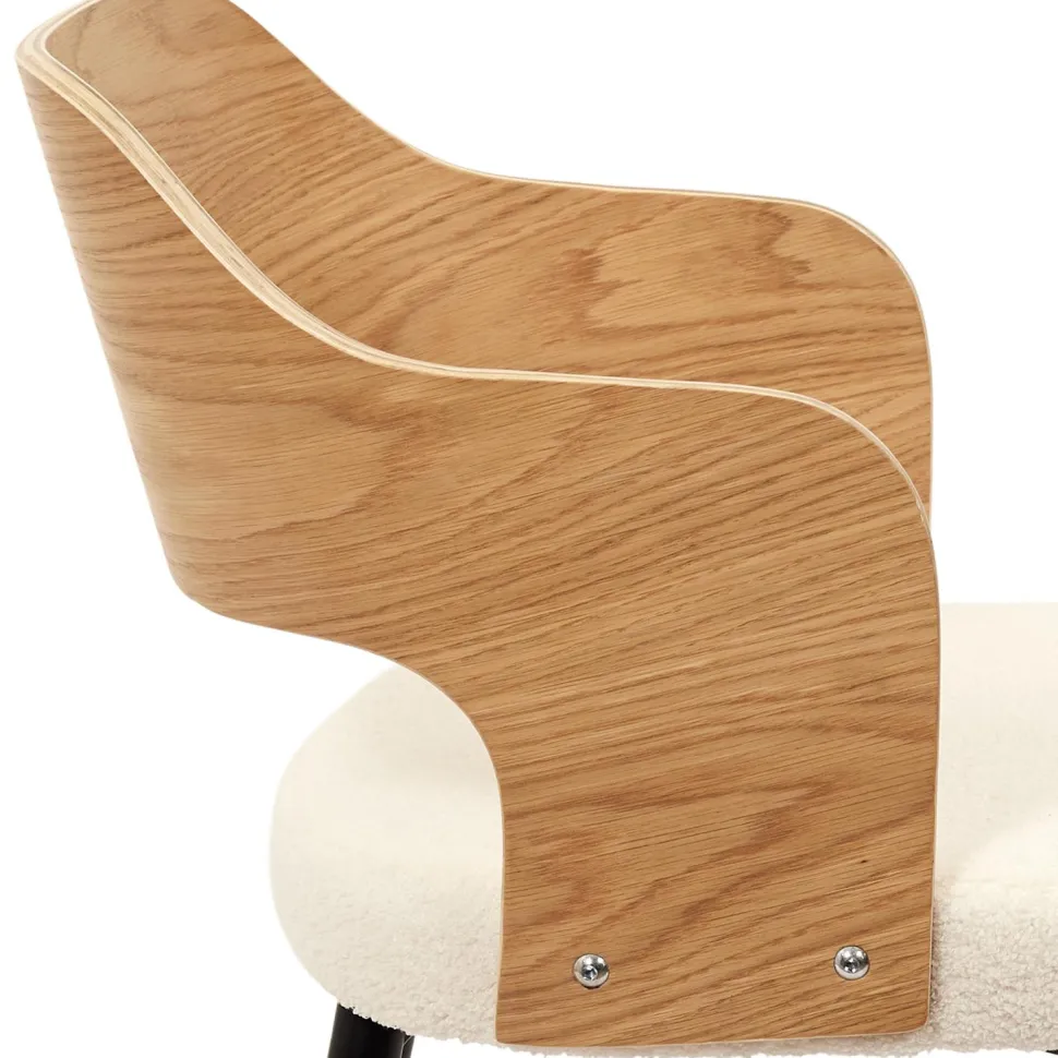 Krzesło Roki beżowe bouncle