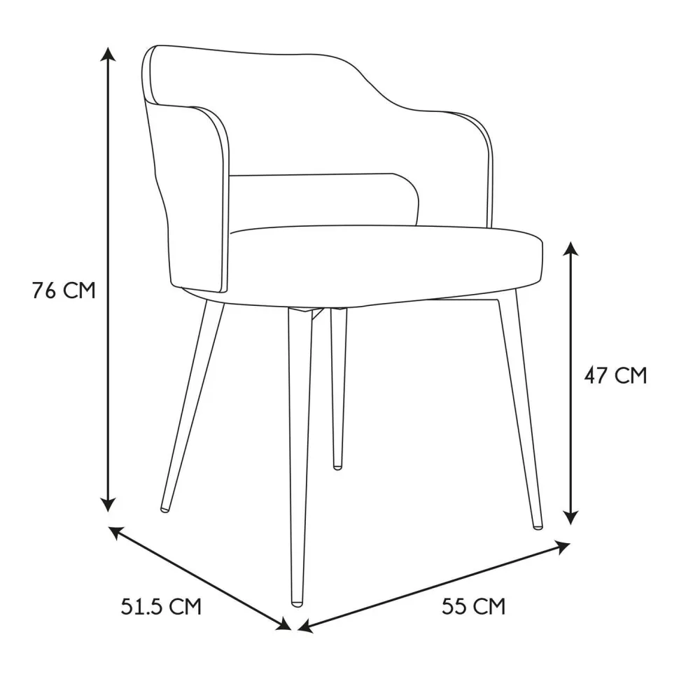 Krzesło Roki beżowe bouncle