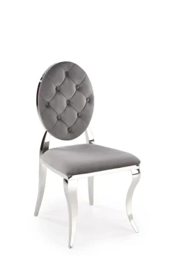 Krzesło Royale szary/srebrny