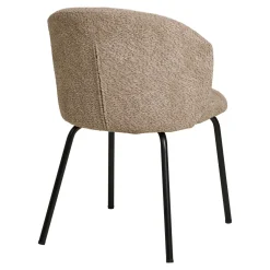 Krzesło Safira boucle beżowe/czarne