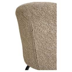 Krzesło Safira boucle beżowe/czarne