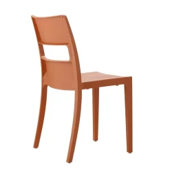 Krzesło Sai antracytowe z tworzywa