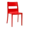 Krzesło Sai czerwone z tworzywa