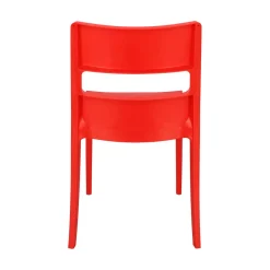 Krzesło Sai czerwone z tworzywa