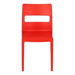 Krzesło Sai czerwone z tworzywa