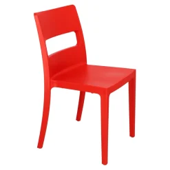 Krzesło Sai czerwone z tworzywa
