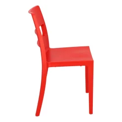 Krzesło Sai czerwone z tworzywa