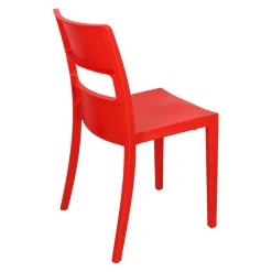 Krzesło Sai czerwone z tworzywa
