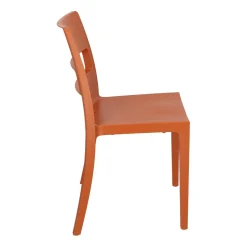 Krzesło Sai terracotta z tworzywa