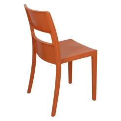 Krzesło Sai terracotta z tworzywa