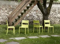 Krzesło Sai terracotta z tworzywa