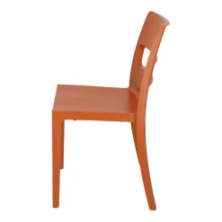 Krzesło Sai terracotta z tworzywa