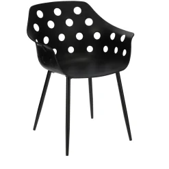 Krzesło Sajt czarne z tworzywa