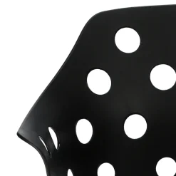 Krzesło Sajt czarne z tworzywa