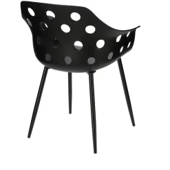 Krzesło Sajt czarne z tworzywa