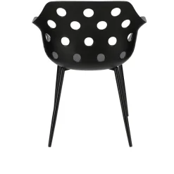Krzesło Sajt czarne z tworzywa