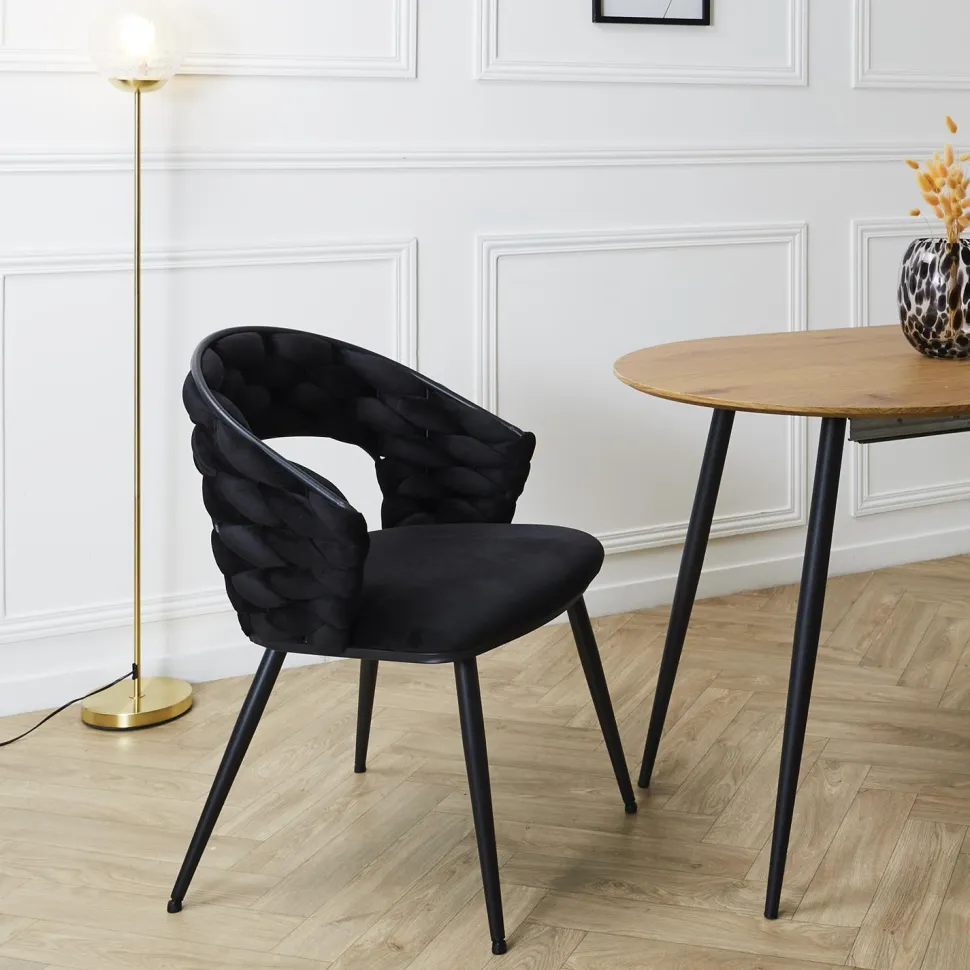 Krzesło Sawyer czarne