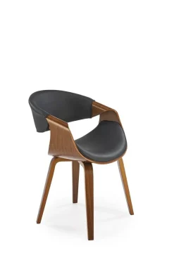 Krzesło Shiloh VIC czarny/orzechowy