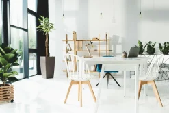 Krzesło Sirena białe skandynawskie