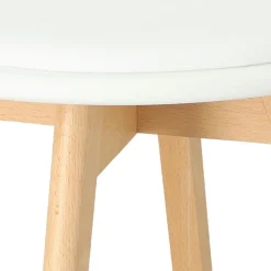 Krzesło Sirena białe skandynawskie