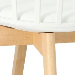 Krzesło Sirena białe skandynawskie