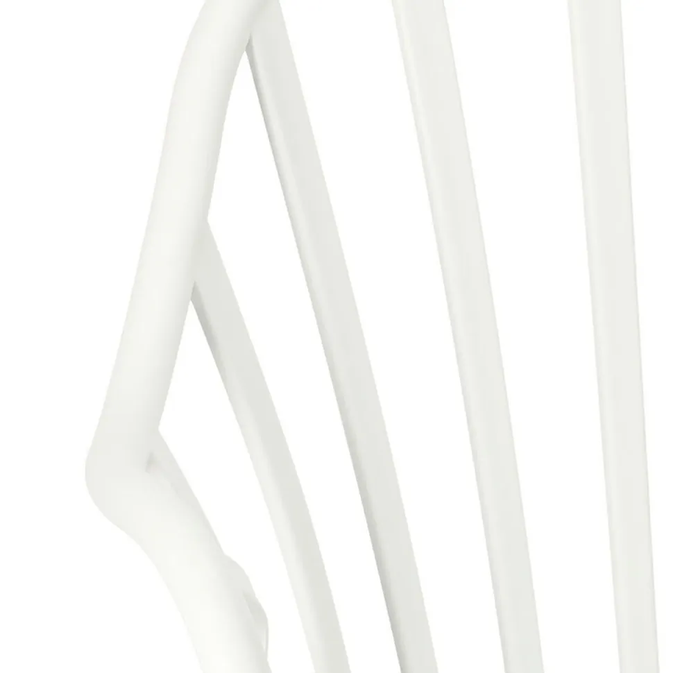 Krzesło Sirena z podłokietnikami białe