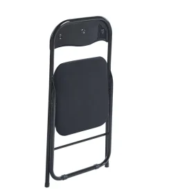 Krzesło składane Amun Velvet czarne