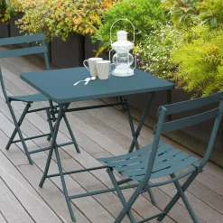 Krzesło składane Greensboro morskie