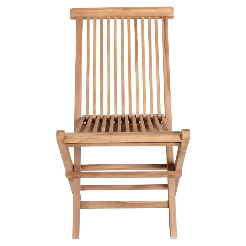 Krzesło składane Toledo z drewna tekowego